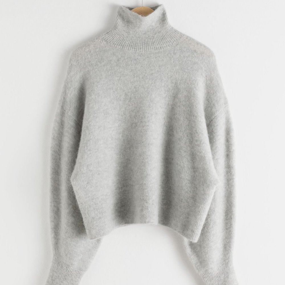 & Other Stories Soft Wool Blend Turtleneck - NWT